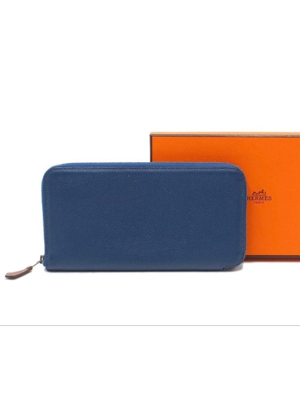Hermes Azap Long Silk'in Zip Around Wallet
